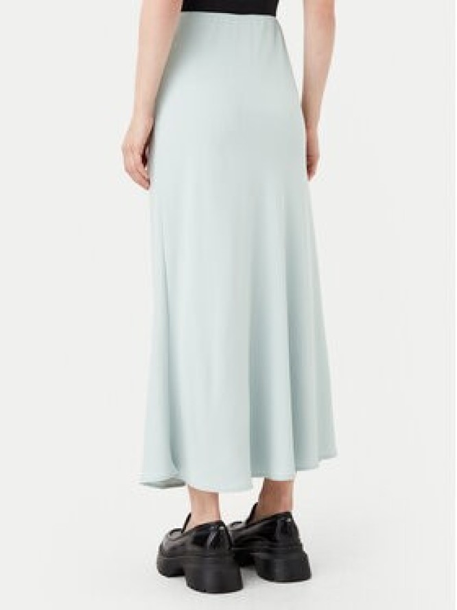 Pieces Spódnica midi Franan 17116541 Błękitny Regular Fit