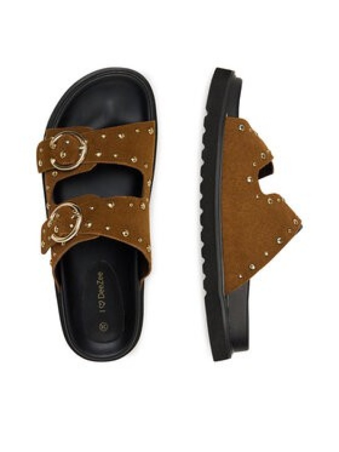 DeeZee Klapki 86009-13 Brązowy