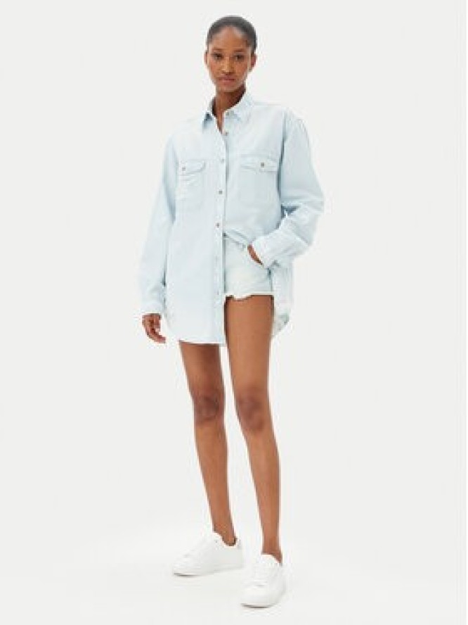 One Teaspoon Koszula jeansowa Everyday Chambray 24864 Błękitny Regular Fit