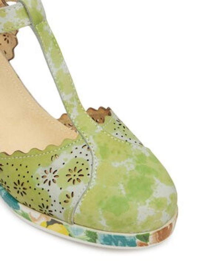 Laura Vita Półbuty Reyano 57 Zielony