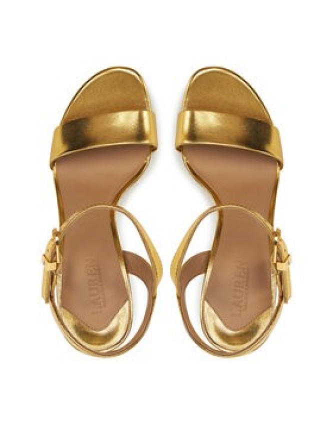 LAUREN RALPH LAUREN Sandały 802956289003 Złoty