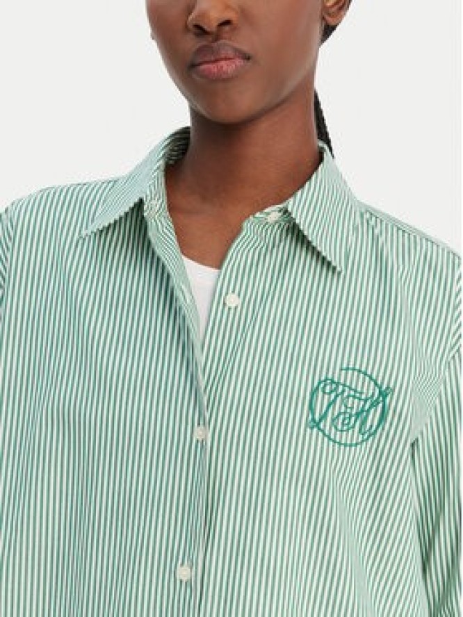 Tommy Hilfiger Koszula WW0WW48190 Zielony Regular Fit