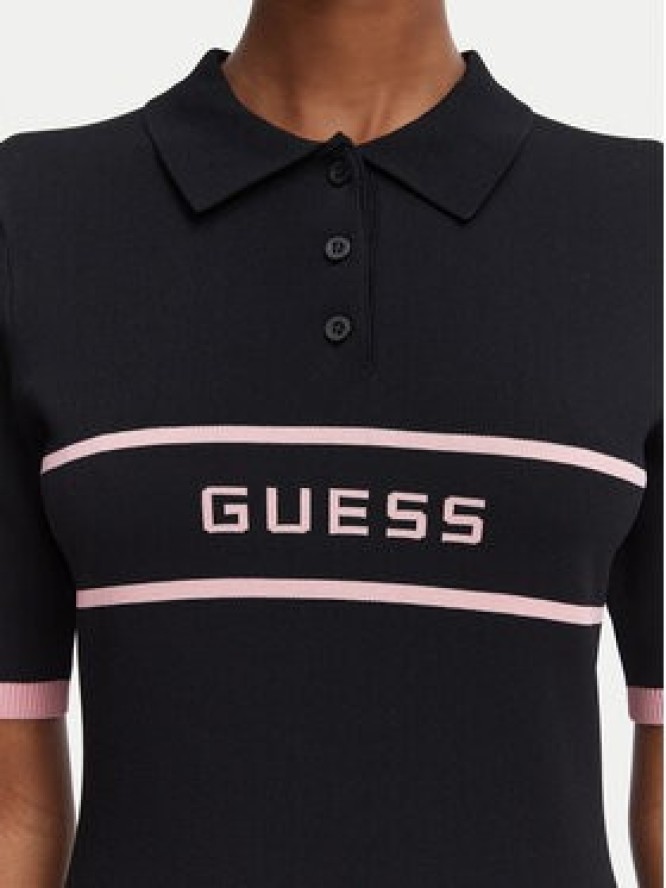 Guess Sukienka codzienna G6YK40 Z1082 Czarny Slim Fit