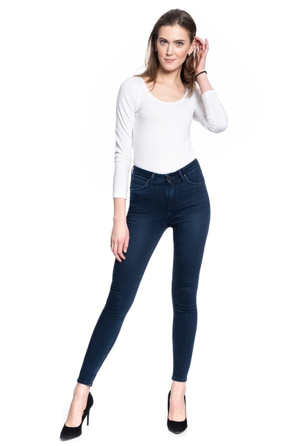 DAMSKIE SPODNIE JEANSOWE LEE IVY SUMMER NIGHT L32EFGVY 112107391