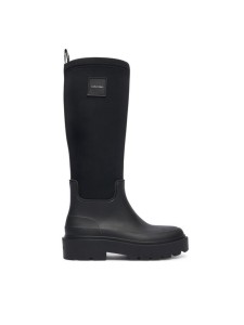 Calvin Klein Kalosze Rainboot High Rubber Neo HW0HW03180 Czarny