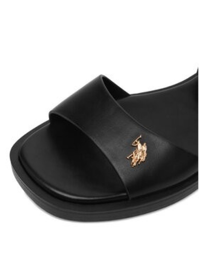 U.S. Polo Assn. Sandały EO-MARINA001W/6Y1 Czarny