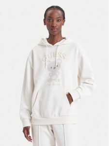 Guess Bluza V6BQ28 K9361 Kremowy Oversize