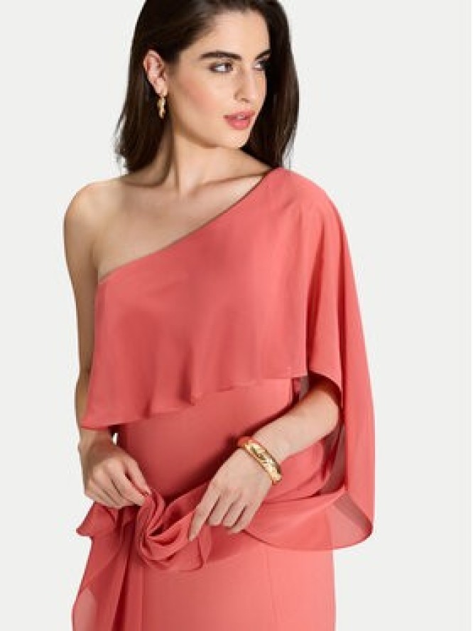 Swing Sukienka wieczorowa 5AJ03500 Koralowy Regular Fit