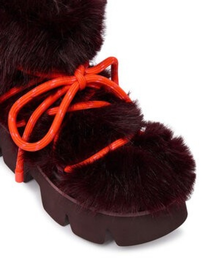 United Nude Śniegowce Stomper Fur Boot 11048993120 Bordowy