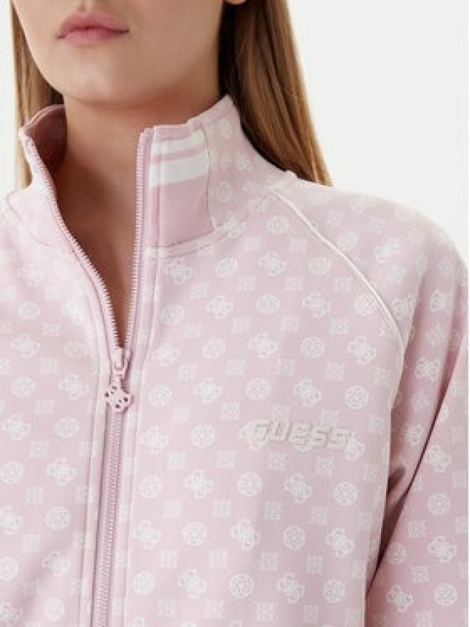 Guess Bluza V5YQ03 KB212 Różowy Regular Fit