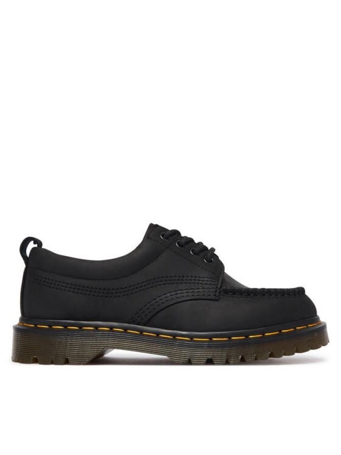 Dr. Martens Półbuty Lowell 4 Eye Crazy Horse Leather Moc DM43679001 Czarny