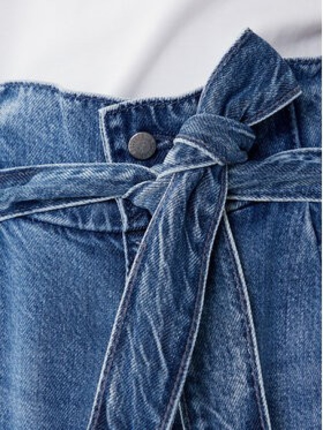 Mustang Szorty jeansowe Jericho 1016559 Niebieski Loose Fit