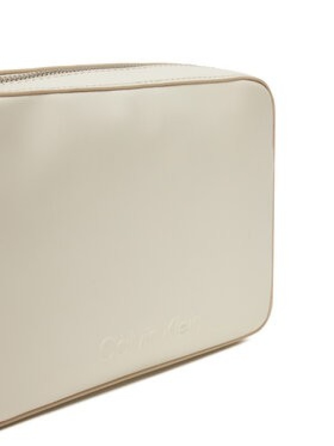 Calvin Klein Torebka Embossed Logo Camera Bag K60K612555 Beżowy