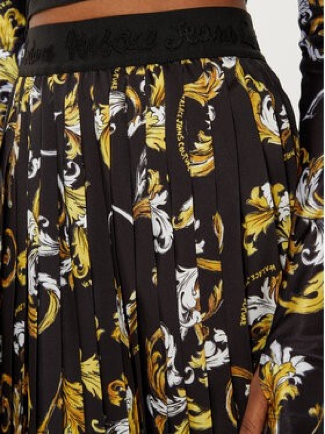 Versace Jeans Couture Spódnica plisowana 78HAE805 Czarny Regular Fit