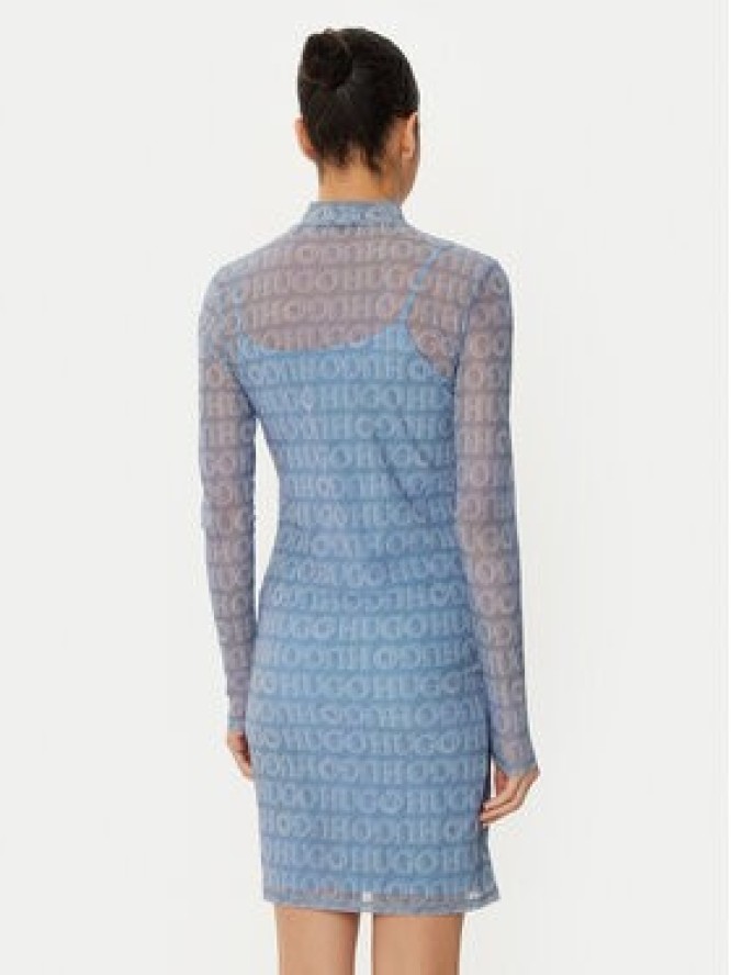 HUGO Sukienka codzienna Noella 50534704 Niebieski Slim Fit