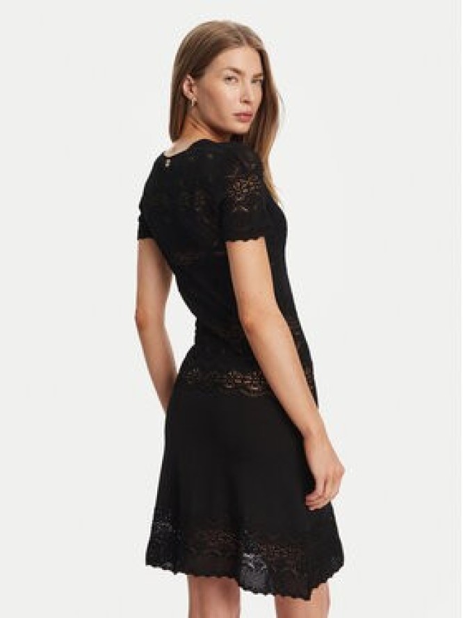 TWINSET Sukienka dzianinowa 251TT3212 Czarny Slim Fit