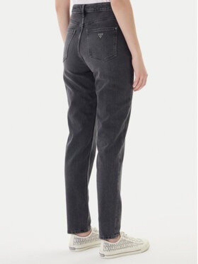 Guess Jeansy W2YA21 D4QD2 Szary Mom Fit