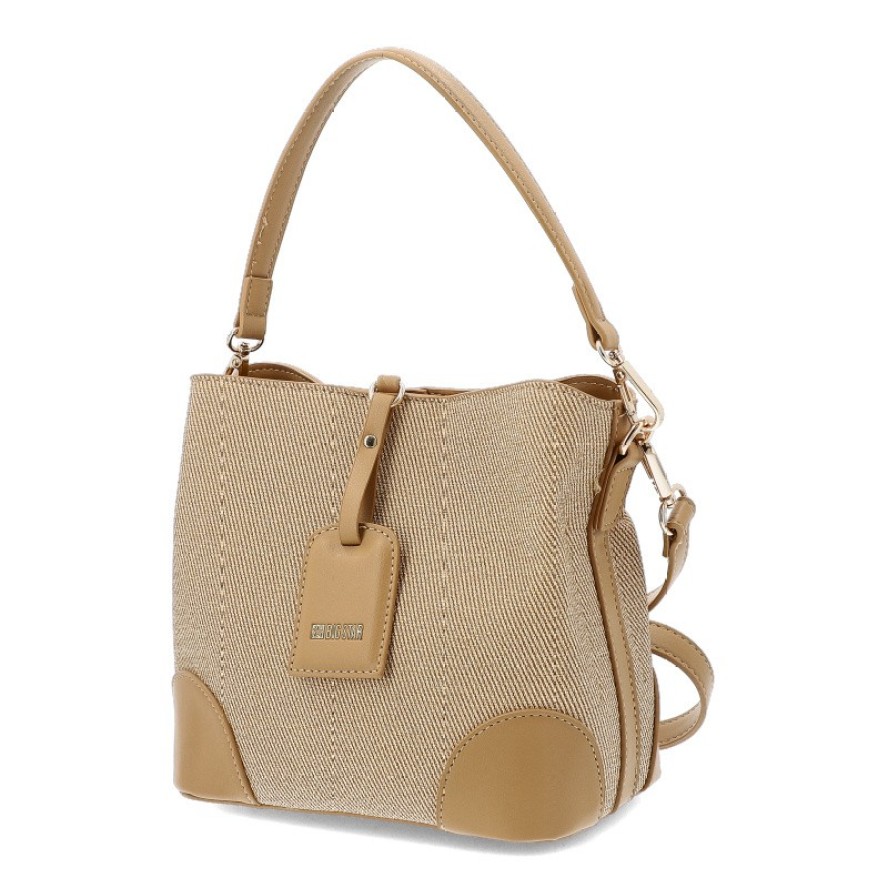 Brązowy Kuferek Big Star Modna Torebka Damska