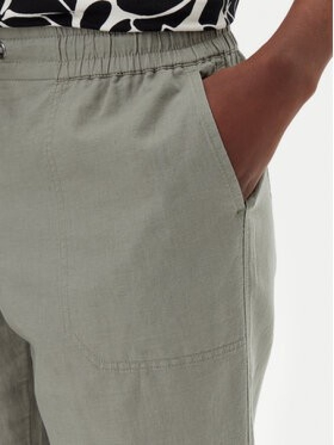 Olsen Spodnie materiałowe 14002404 Zielony Straight Fit