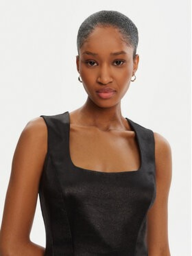 Rinascimento Sukienka koktajlowa CFC0122458003 Czarny Regular Fit