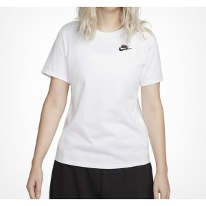 Koszulka Damska Nike Biała Bawełniana T-Shirt Sportowa