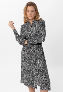 Długa, wzorzysta sukienka G-LICORI