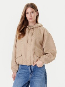 Guess Kurtka przejściowa V5YL02 WH492 Beżowy Regular Fit