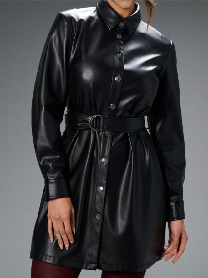 Sukienka koszulowa - czarny