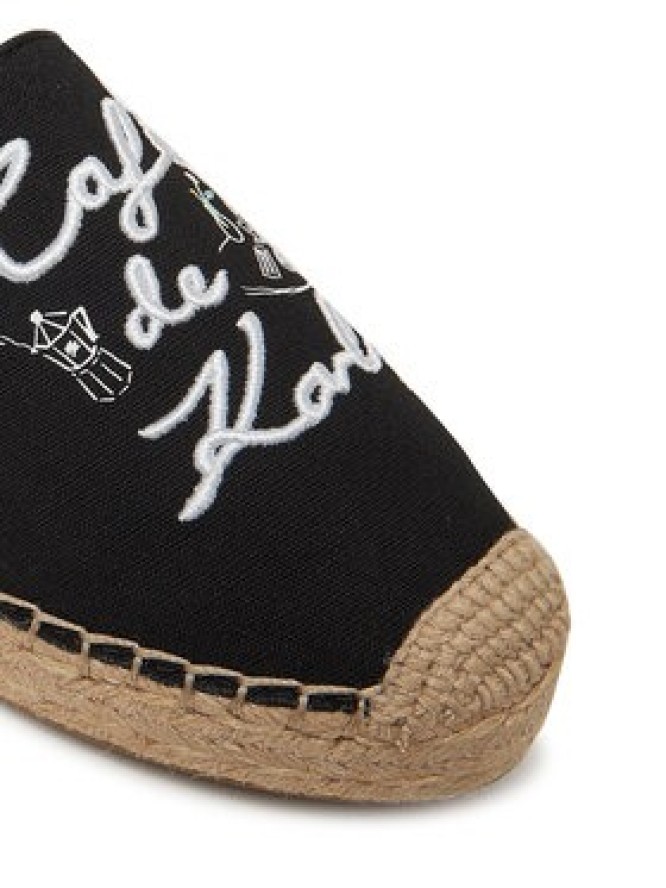 KARL LAGERFELD Espadryle KL81125 Czarny