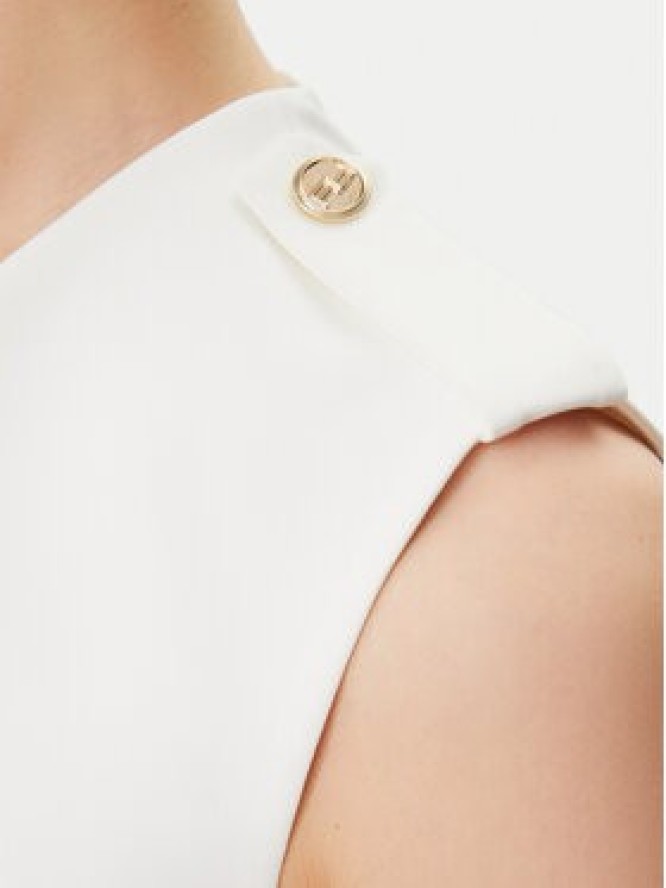 Artigli Sukienka koktajlowa ACAB000846 Écru Slim Fit