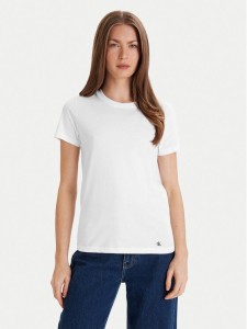 Calvin Klein Underwear Komplet t-shirtów LV00QS7485 Biały Regular Fit