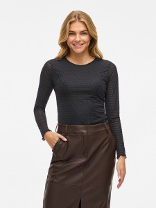 Vila Koszulka "Vilarine" w kolorze czarnym rozmiar: L