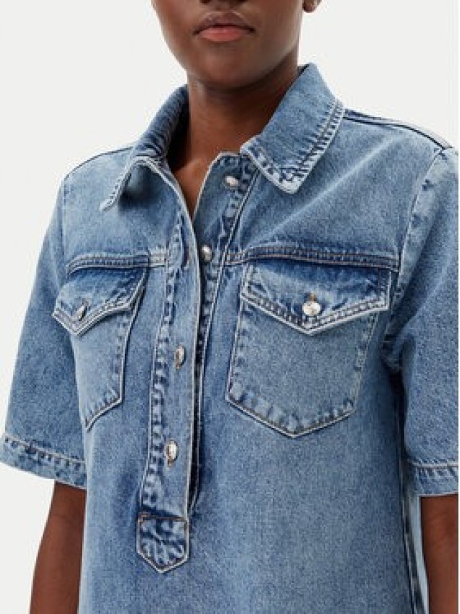 Liu Jo Sukienka jeansowa UA5191 D4990 Niebieski Regular Fit