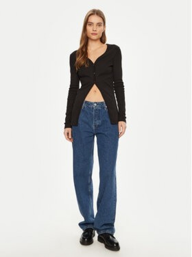 Calvin Klein Jeans Kardigan J20J224761 Czarny Slim Fit