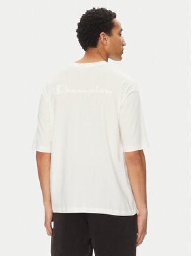 Champion T-Shirt 117537 Écru Loose Fit