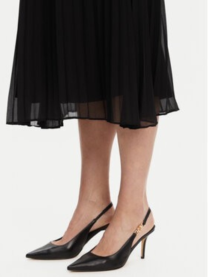 French Connection Spódnica plisowana 73DZ6 Czarny Regular Fit