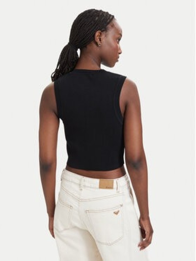 Guess Top W4GZ34 Z3F40 Czarny Slim Fit