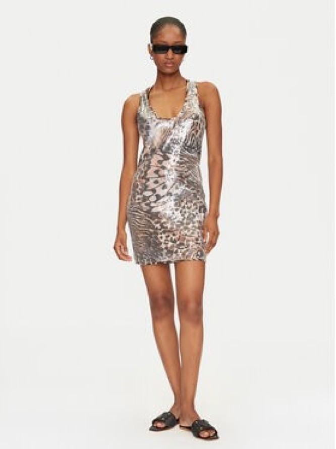 Guess Sukienka codzienna E5GK04 KCR72 Brązowy Bodycon Fit
