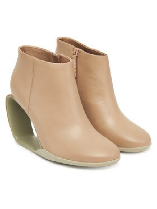 United Nude Botki Mobius Ankle Bootie Hi 1093793116 Beżowy