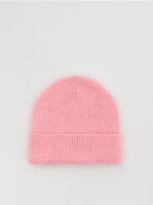 Czapka beanie - pastelowy róż