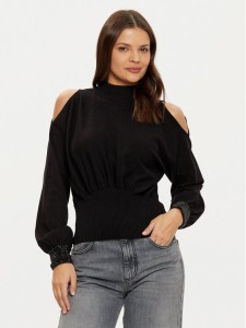 Guess Sweter W5RR02 Z2ZK2 Czarny Regular Fit