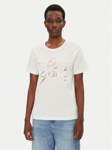 Fransa T-Shirt 20615334 Biały Regular Fit