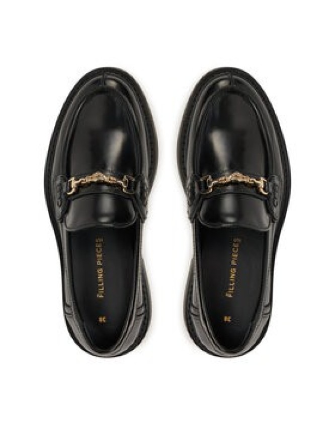 Filling Pieces Mokasyny Polido 44233191847 Czarny