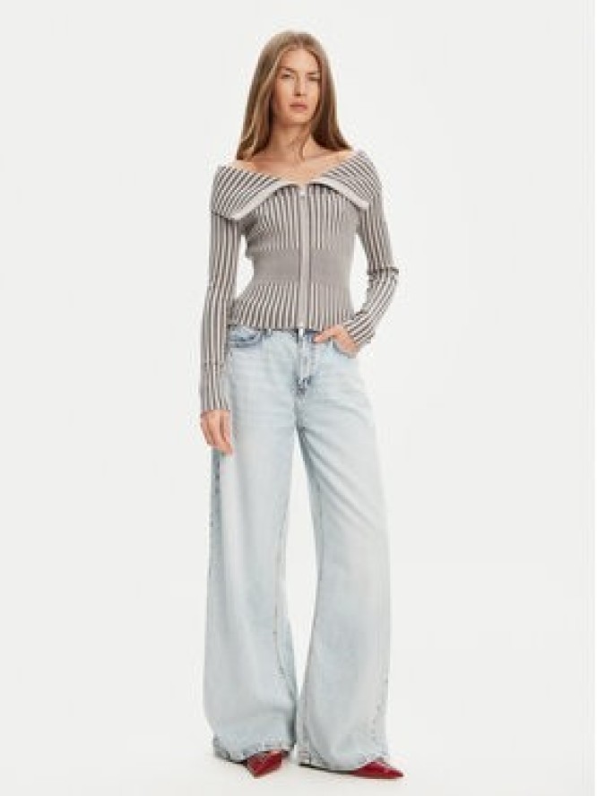 Guess Sweter W5YR03 Z30I2 Szary Slim Fit