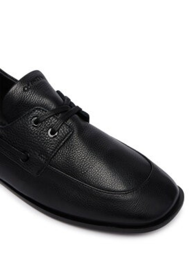 Calvin Klein Półbuty Ess Boatshoe Lth HW0HW03116 Czarny