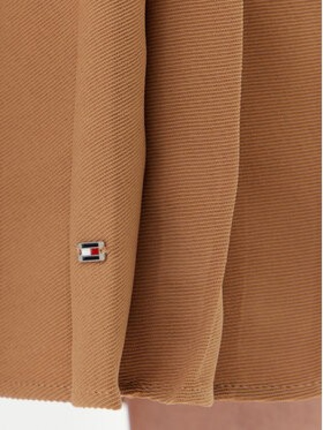 Tommy Hilfiger Spódnica plisowana WW0WW43886 Brązowy Regular Fit