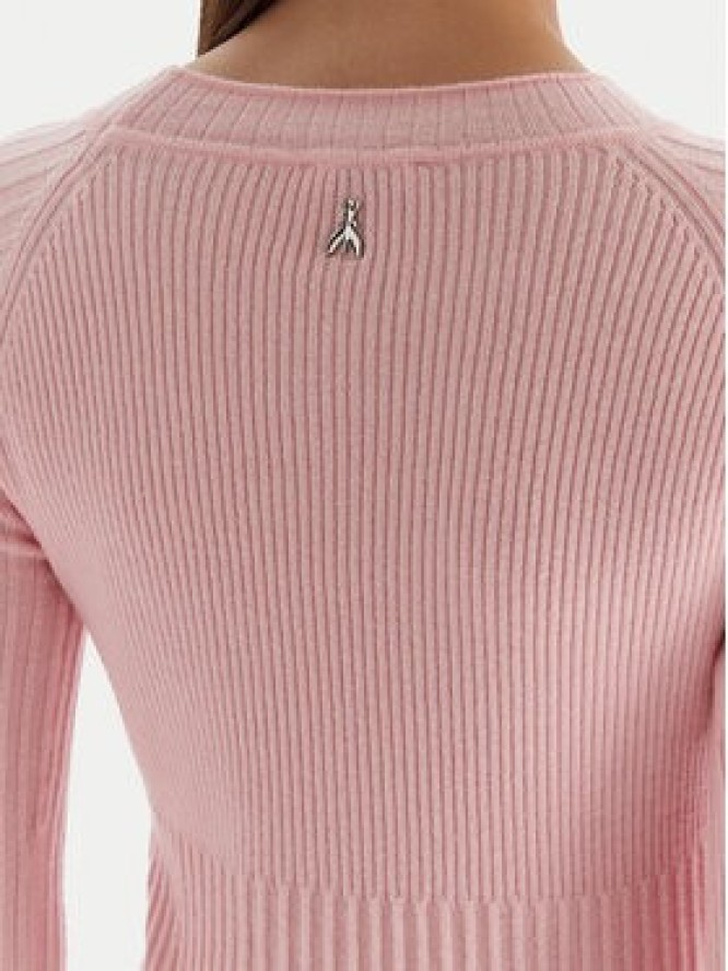 Patrizia Pepe Sweter 2K0337/K7S0-M555 Różowy Regular Fit