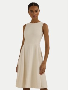 LAUREN RALPH LAUREN Sukienka codzienna 250851951004 Écru Regular Fit