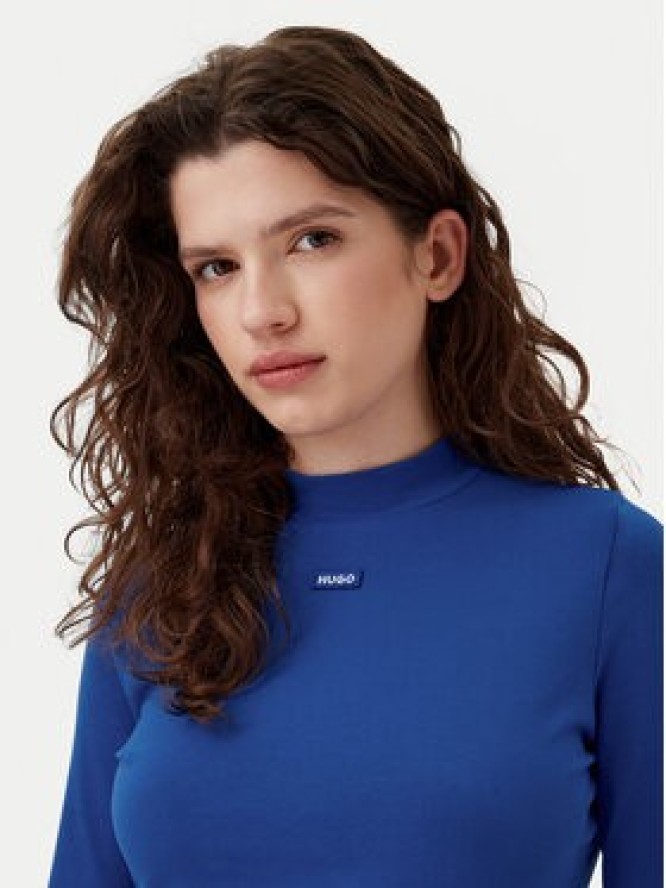 HUGO Sukienka codzienna Nilla 50531138 Niebieski Slim Fit