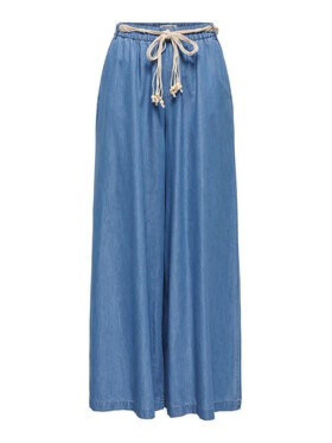 ONLY Spodnie materiałowe Bea Hw 15375507 Niebieski Wide Leg